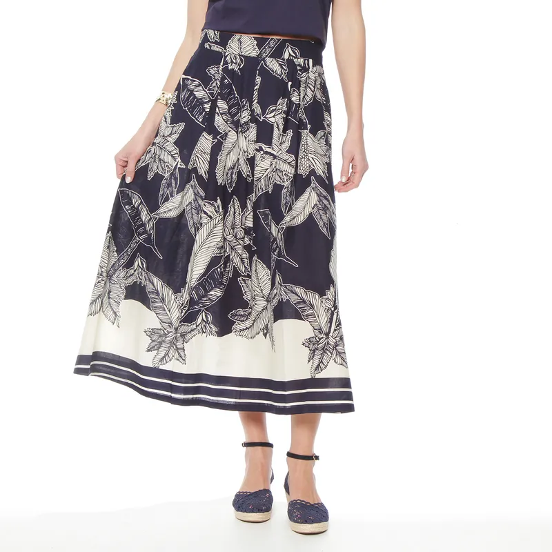 WADOS - FALDA LARGA ESTAMPADA PREINA BASICA