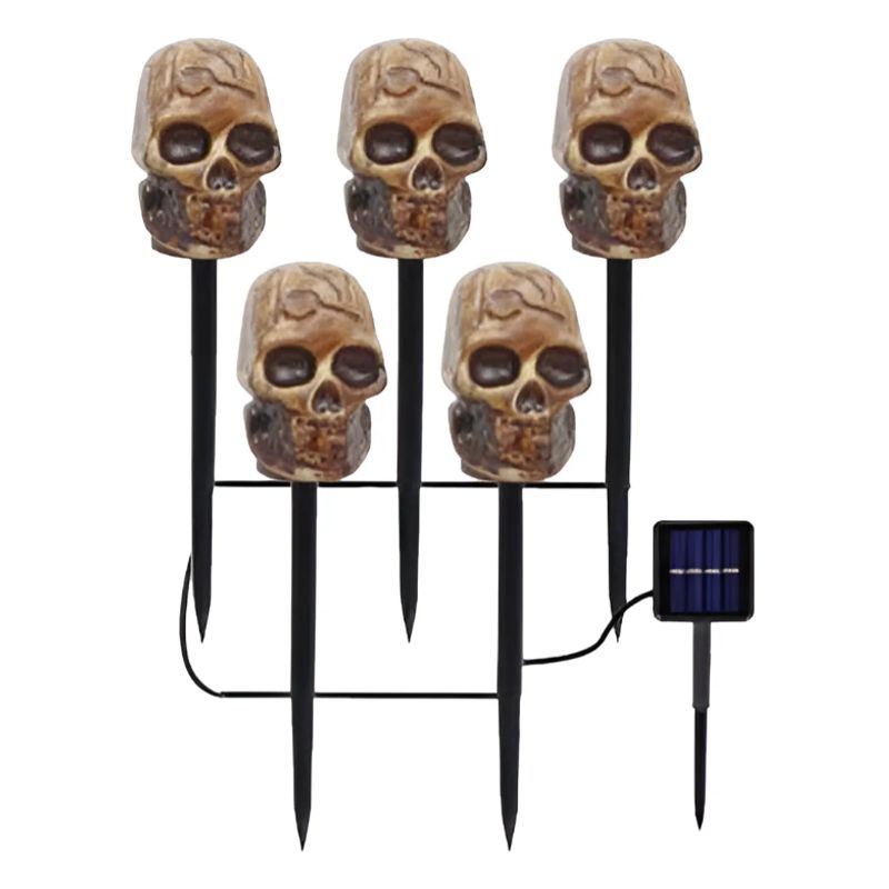GENERICO - Luces Halloween Solares Calavera