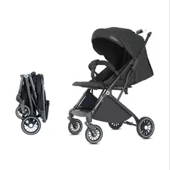 LUBABYCAS - Coche Paseo Maleta Compacto 0-3 Años Tour Negro