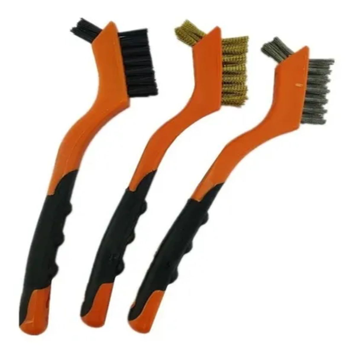 MAKAWA - Juego De Mini Escobillas 175mm 3 Piezas Makawa Mk-0825