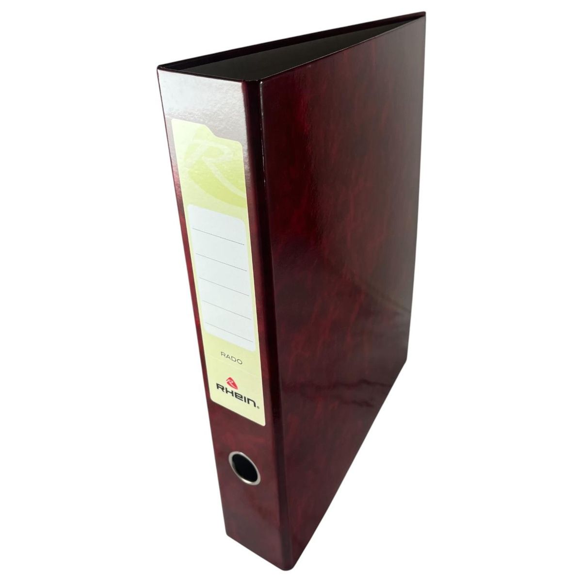 RHEIN - Flat para Archivador Rhein Ancho Burdeo Pack 50 Unids