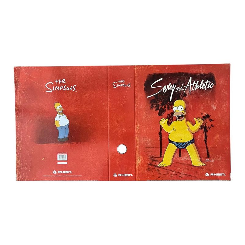 RHEIN - Flat para Archivador Oficio de Los Simpsons Pack 50 Uni