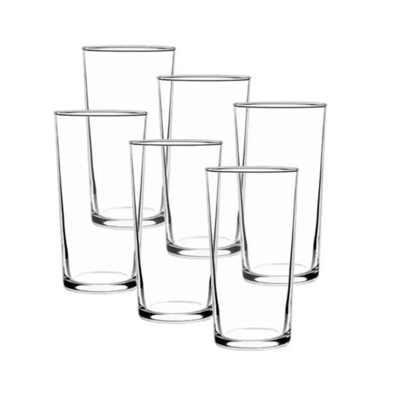 ALLEGRA - Set 6 Vasos Altos Montecarlo Tragos Bebidas Allegra 340mL