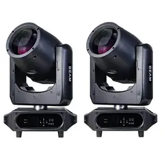 GENERICO - 2 Cabezas Moviles Con Case Supersonic Beam 230 Mini