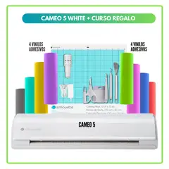 SILHOUETTE - KIT INICIO CAMEO 5 BLANCA + CURSO GP17