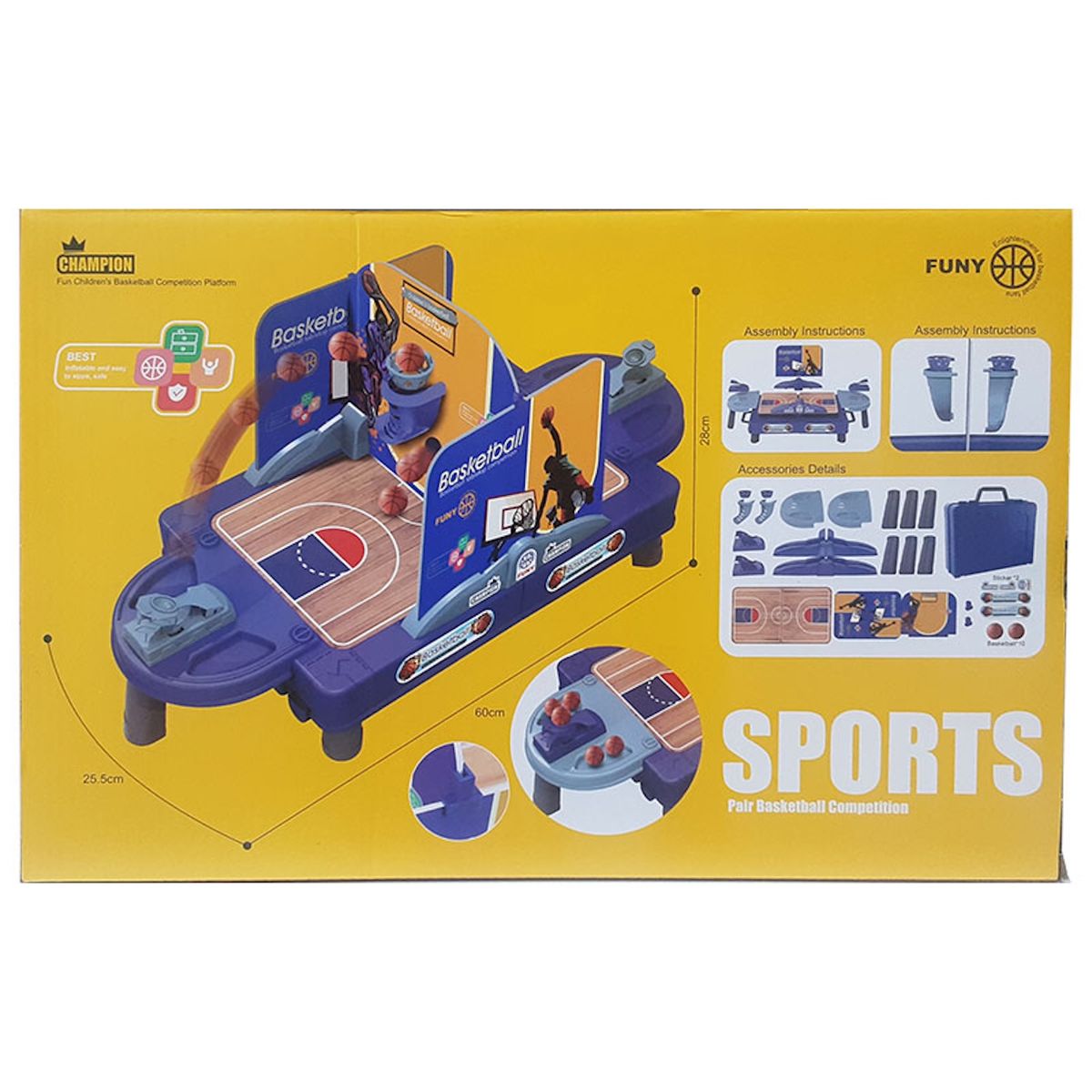 GENERICO - Juego De Mesa Basket Basquetbol Portátil Para Niños