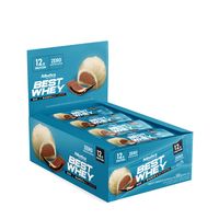 BOX DE 12 BARRAS BEST WHEY 12G DUO( CHOCOLATE BLANCO Y DE LECHE)- ATLHETICA