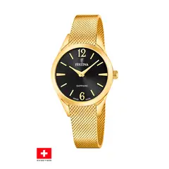 FESTINA SWISS - Reloj F20077/5 Negro Mujer Grace