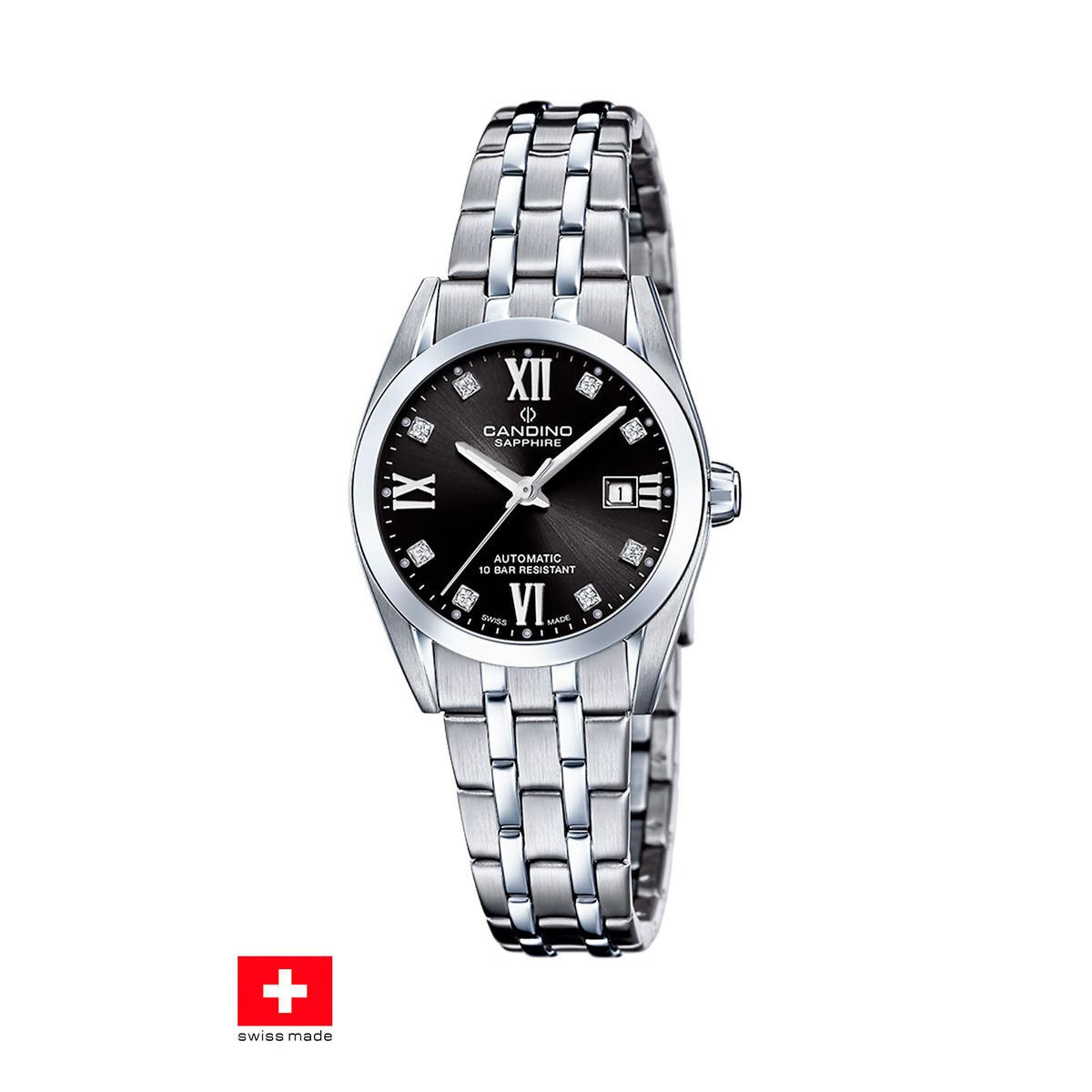 CANDINO - Reloj C4703/3 Candino Swiss Negro Mujer Couples Classic