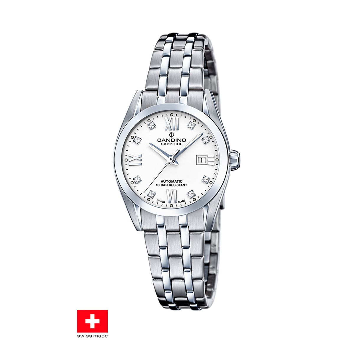 CANDINO - Reloj C4703/1 Candino Swiss Plateado Mujer Couples Classic