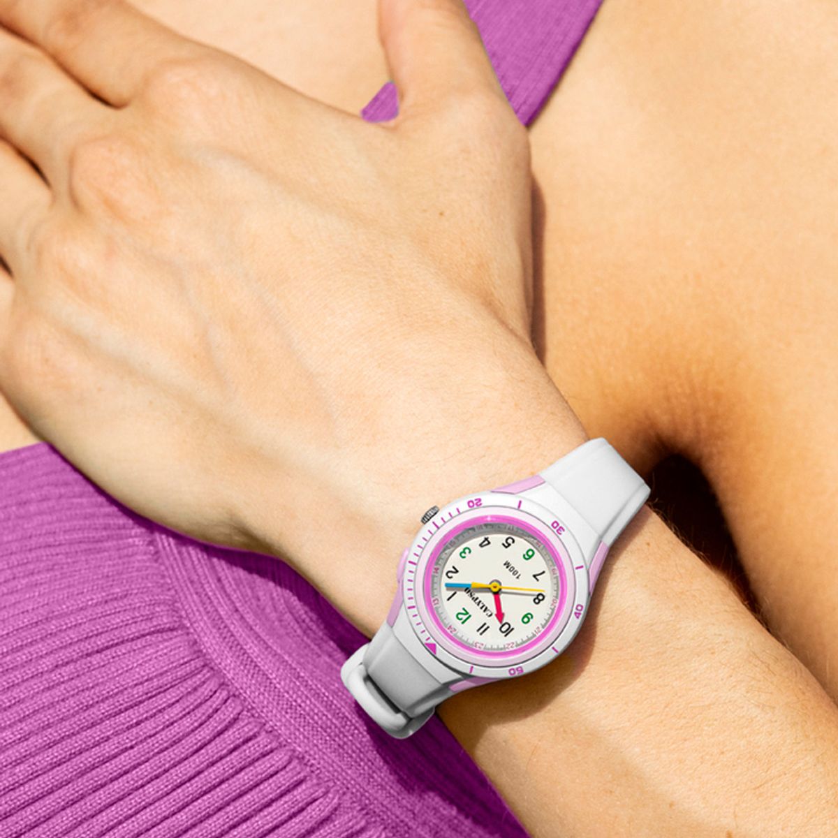 CALYPSO - Reloj K5856/1 Calypso Blanco Mujer Digitana