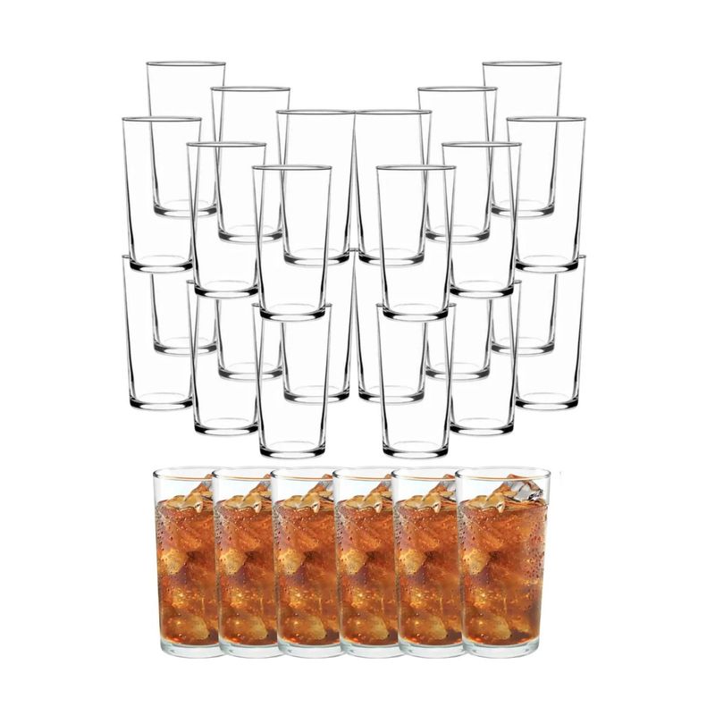 ALLEGRA - Set 36 Vasos Altos Montecarlo Tragos Bebidas Allegra 340mL