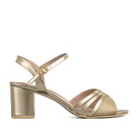 Sandalia Taco Dorado Fiesta QIU257