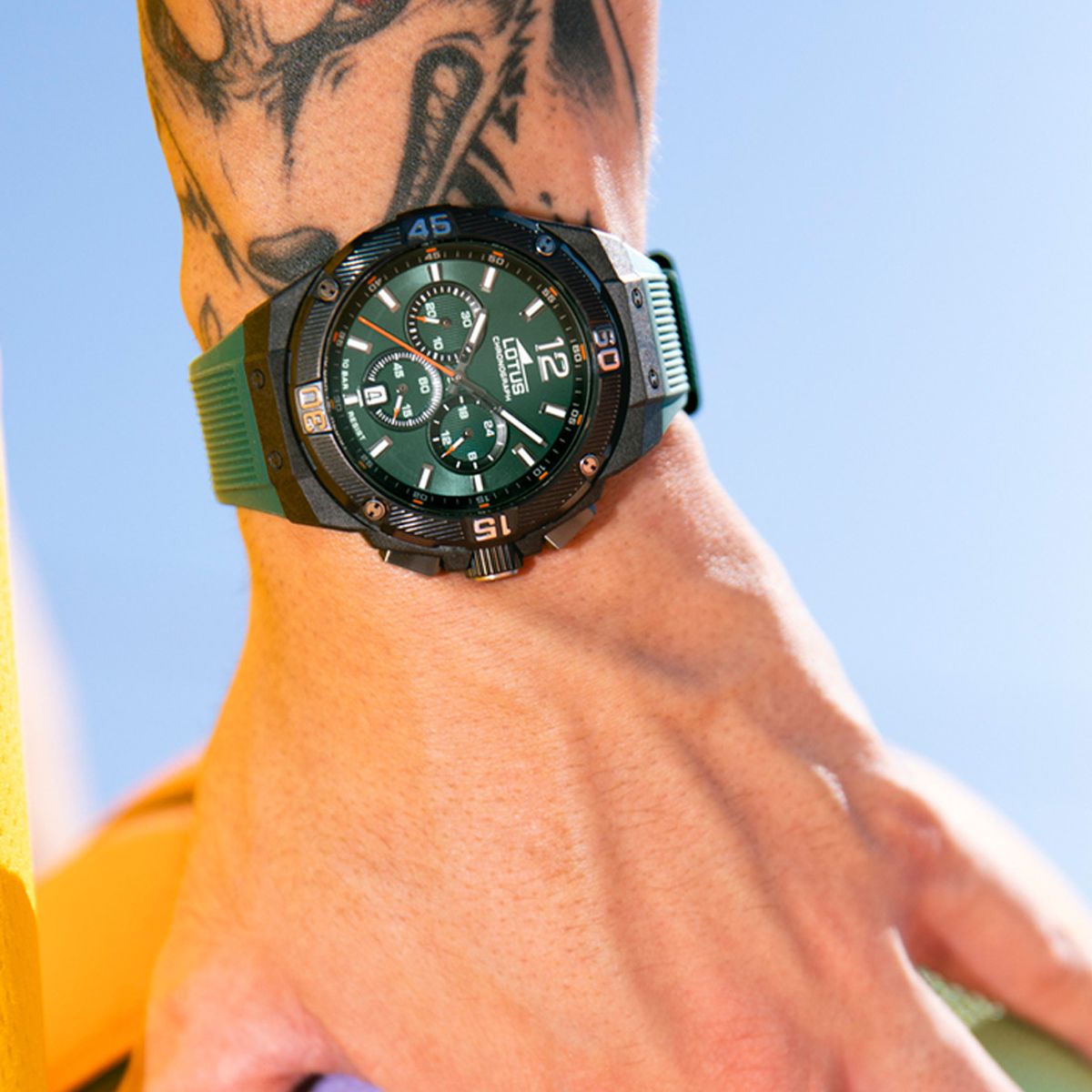 LOTUS - Reloj 18975/2 Lotus Verde Hombre Chrono