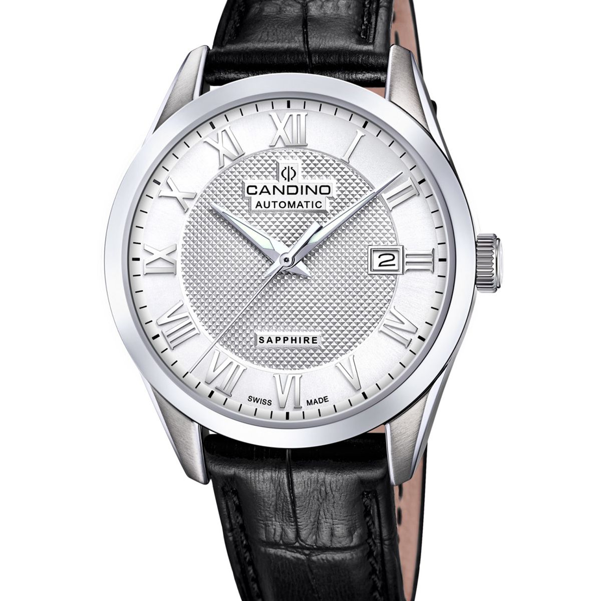 CANDINO - Reloj C4710/2 Candino Swiss Plata Hombre Couple Classic