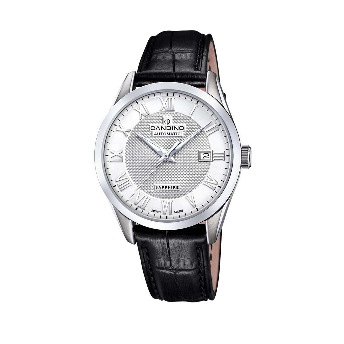 CANDINO - Reloj C4710/2 Candino Swiss Plata Hombre Couple Classic