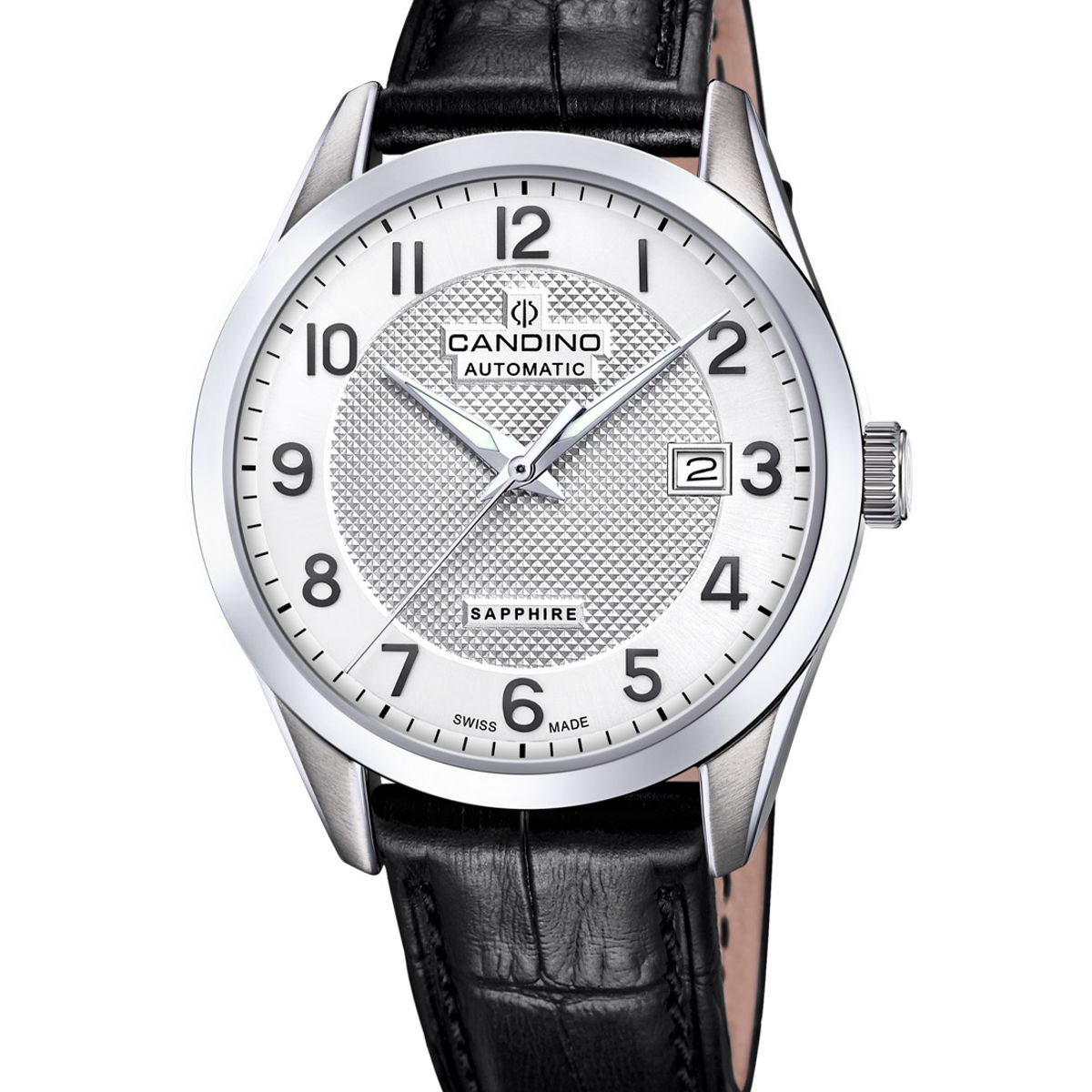 CANDINO - Reloj C4710/1 Candino Swiss Plata Hombre Couple Classic