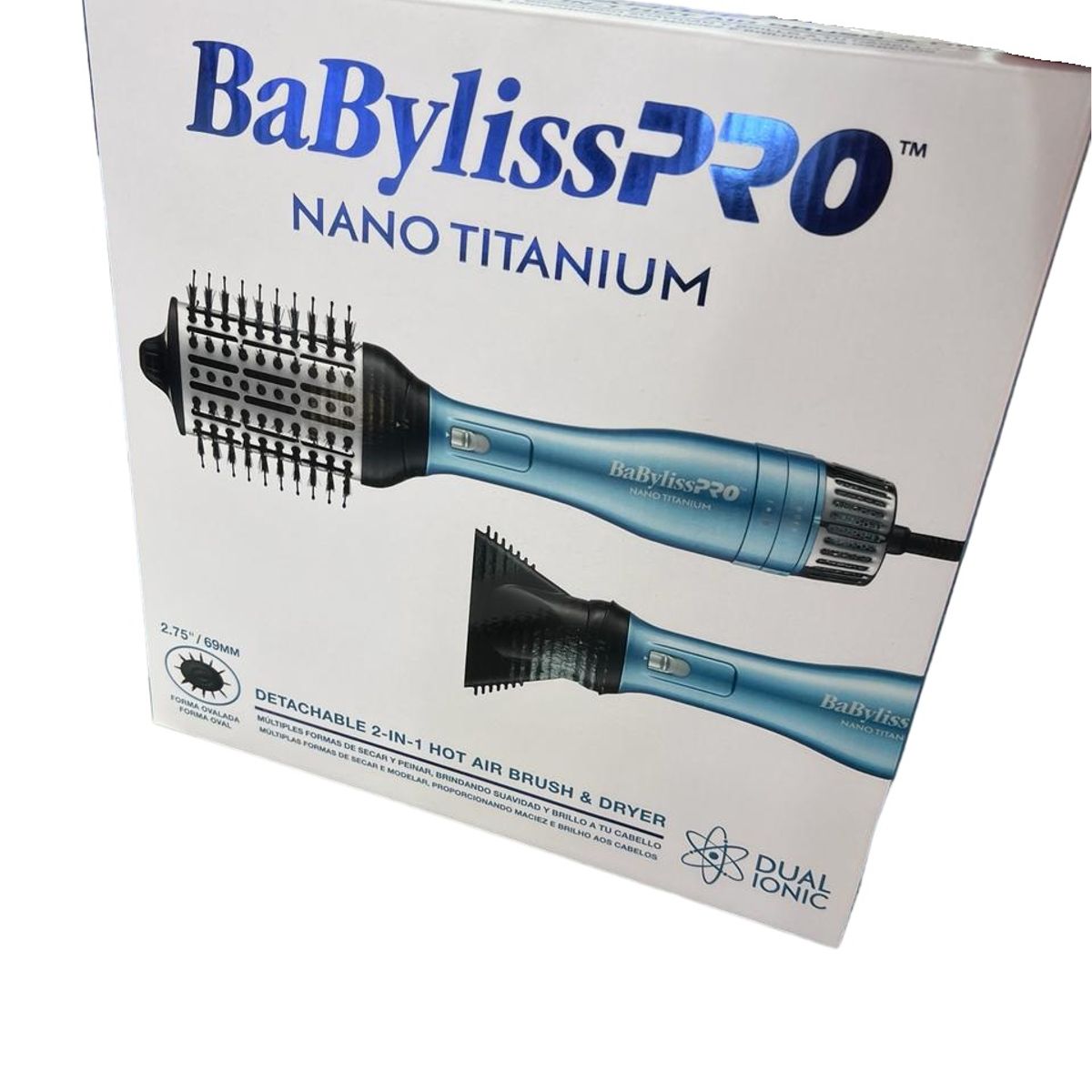 BABYLISS PRO - Cepillo Secador BabylissPro de 69mm 2 en 1