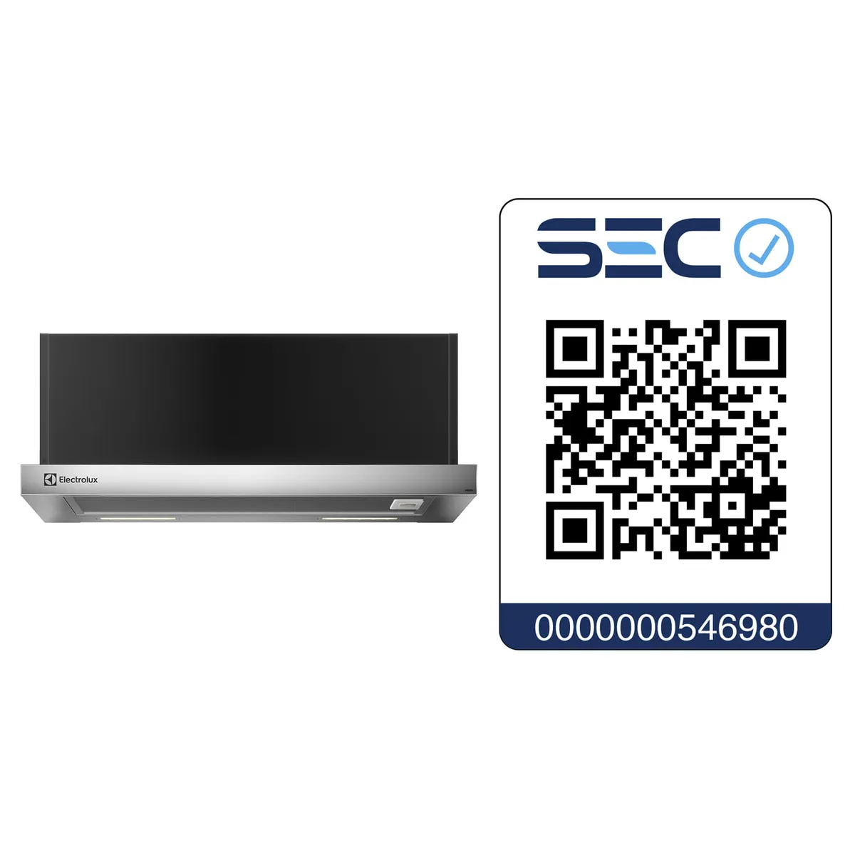 ELECTROLUX - Campana Cocina Extractora Retráctil 60cm Luz LED DE6RS Inox