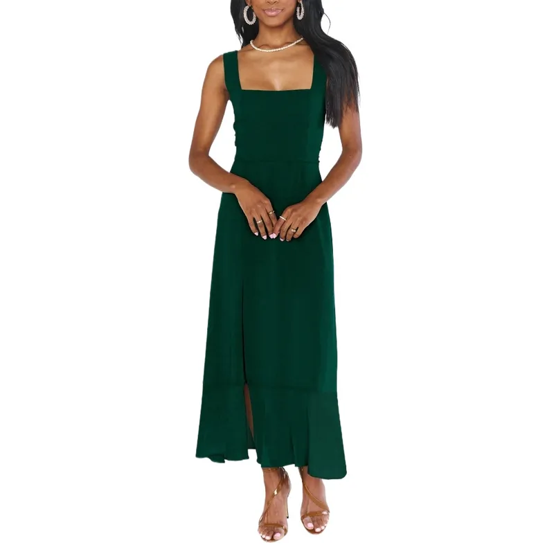 GIOIO - Vestido Francés Elegante Abertura Urbano Premium Corte Figura Esbelta​