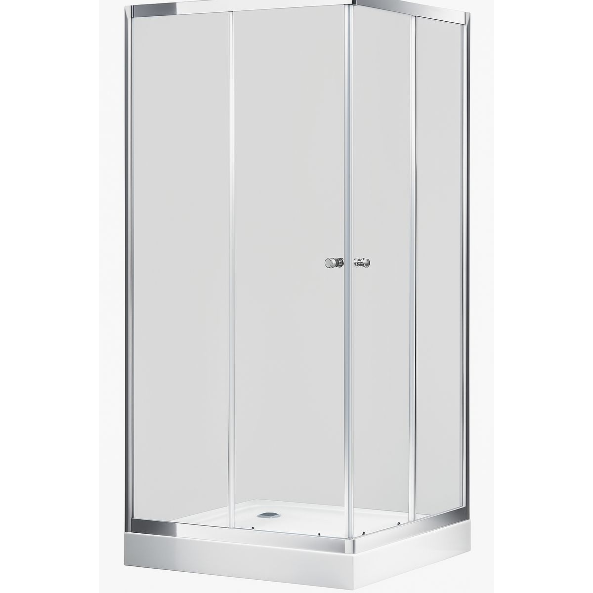 TAUMM - SHOWER DOOR 80X80X195 CUADRADO TRANSPARENTE