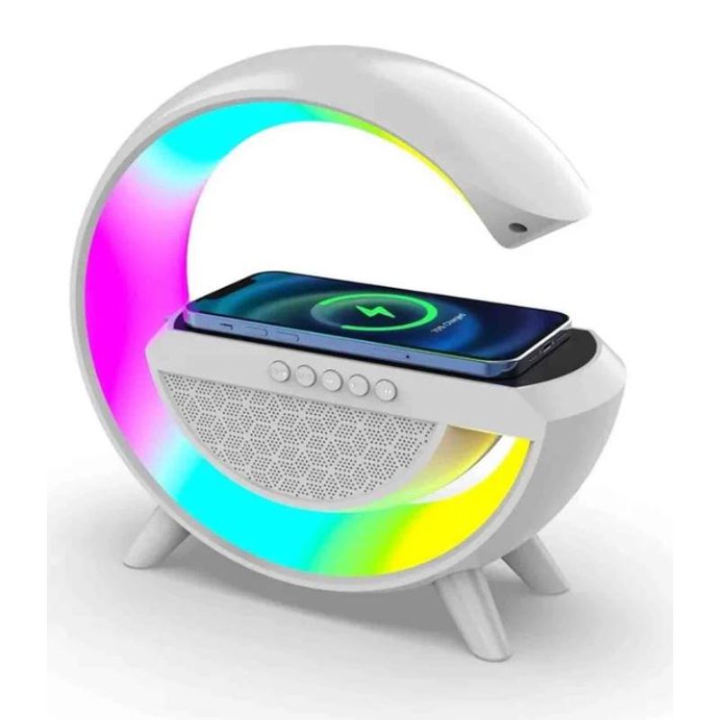 GENERICO - Cargador Inalámbrico Parlante Radio G Bluetooth Lámpara USB