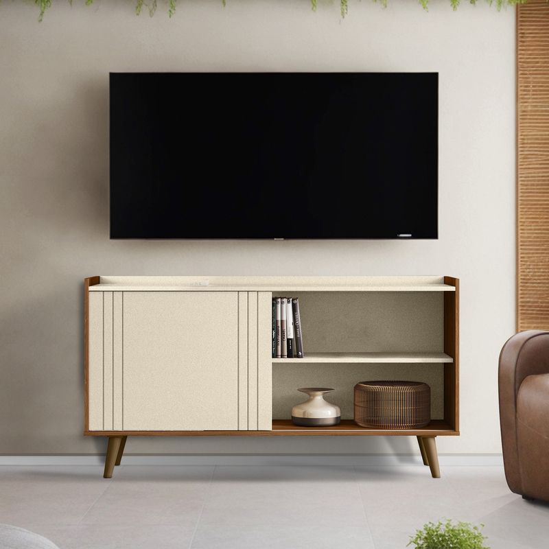 EXIT - Rack Tv 50 Austin Blanco Marfil Canela Exit