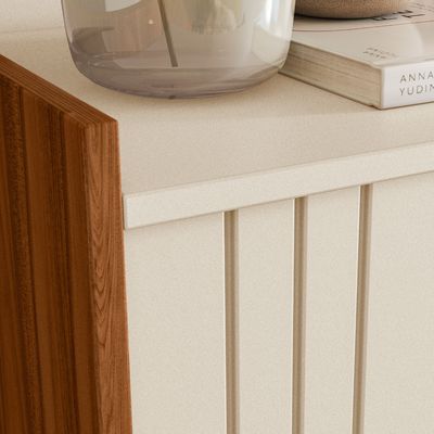 Imagen 2 del producto Rack TV hasta 50 pulgadas 135x70x36 cm Beige Austin