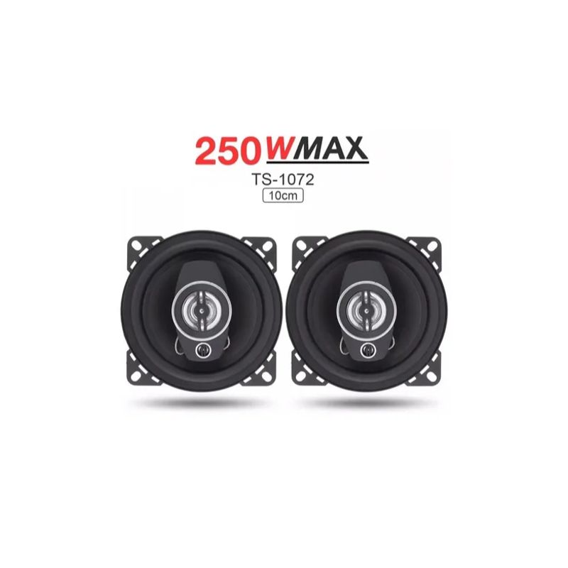 GENERICO - Parlante 4 Pulgadas 10 Cm Ts-1072 Coaxial 250wmax
