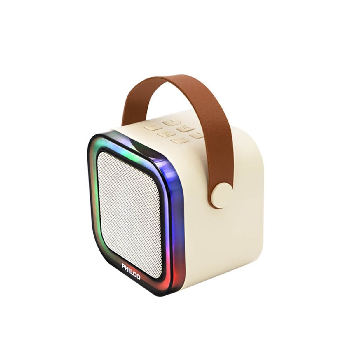 TECMASTER - Parlante Portátil Mini Bluetooth Tws Karaoke Con Micrófono