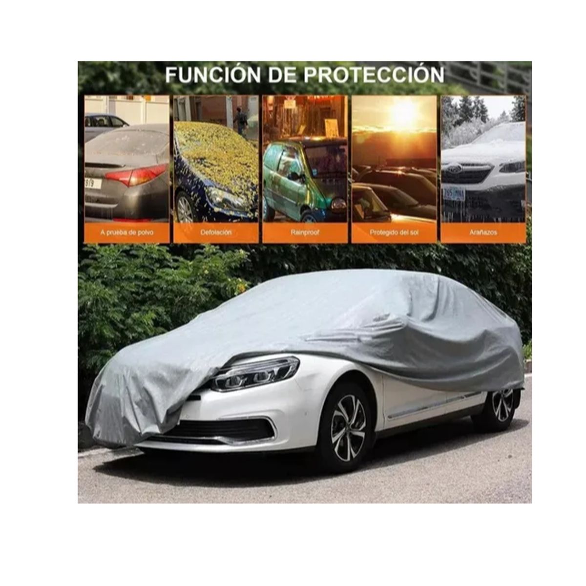 GENERICO - Carpa Funda Para Autos Toldo Multiusos Impermeable