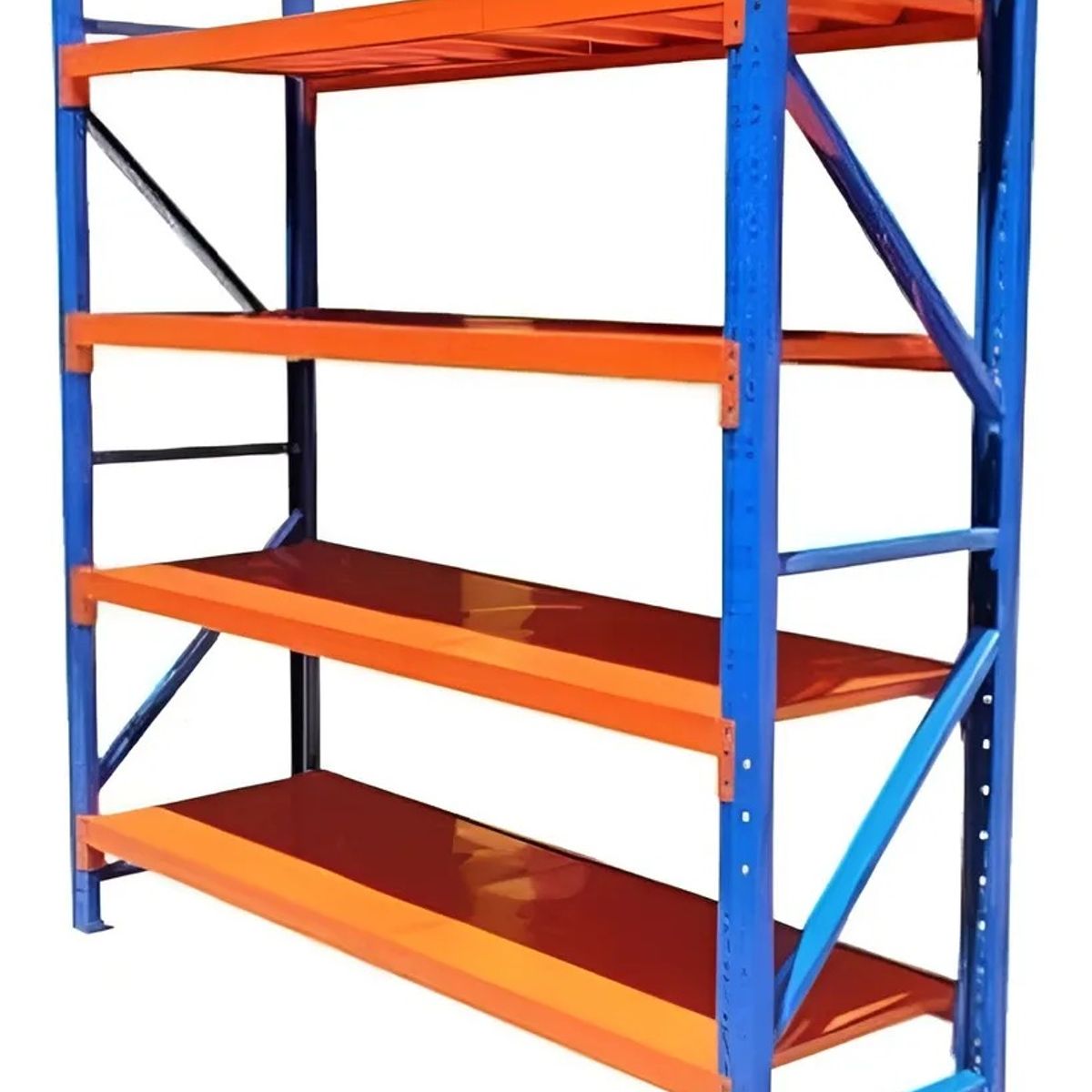 GENERICO - 2x Estante Repisa Rack Estantes Metalico Muebles Bodega 200x150x50cm