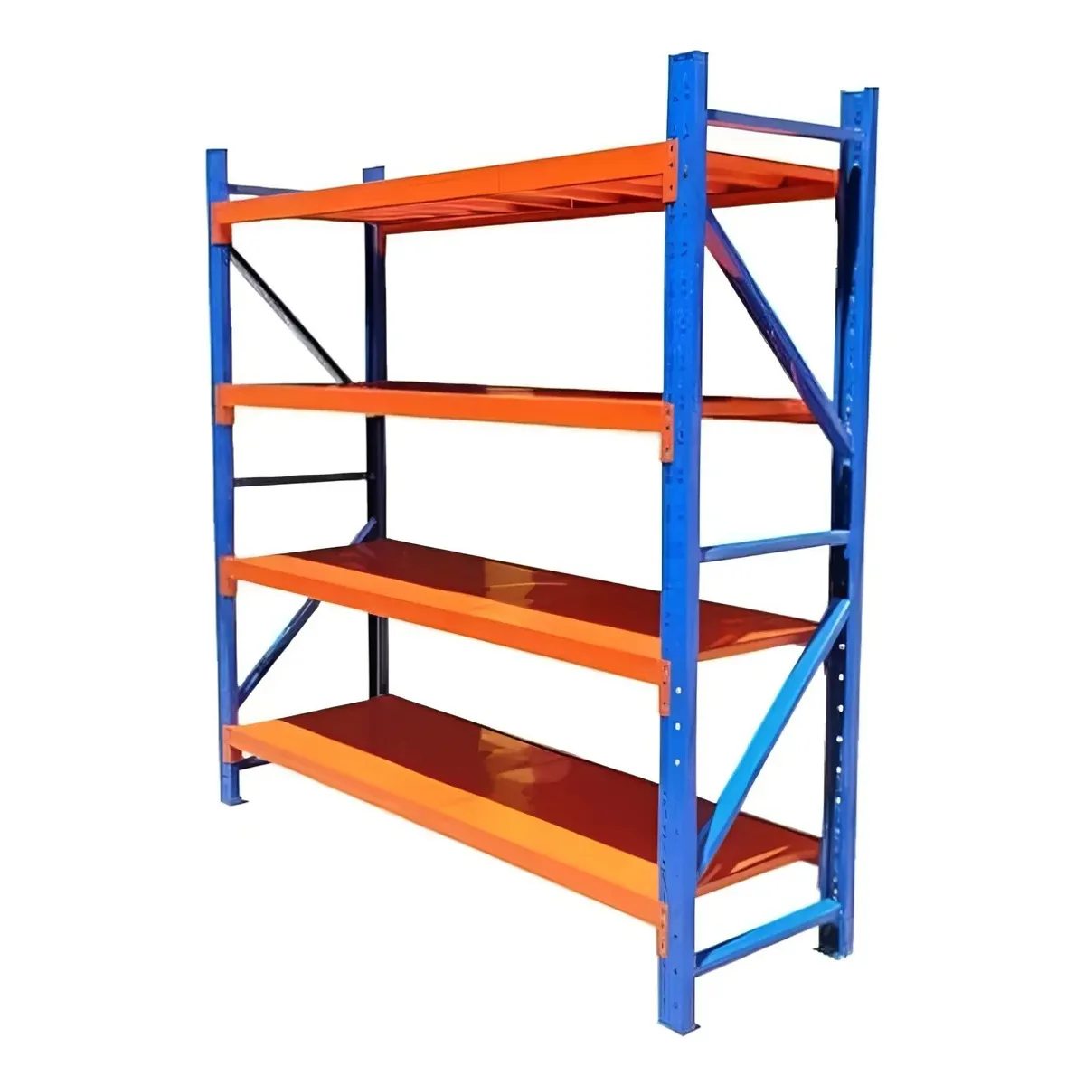 GENERICO - 2x Estante Repisa Rack Estantes Metalico Muebles Bodega 200x150x50cm