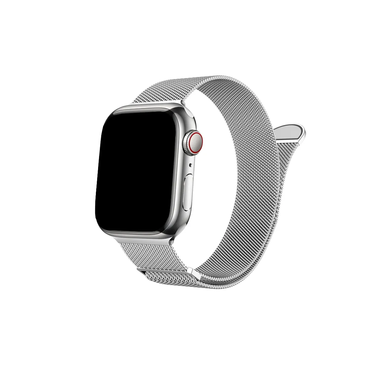 CELLBOX - Correa de Acero Magnética para Apple Watch - 38 / 40 / 41 mm - Plata