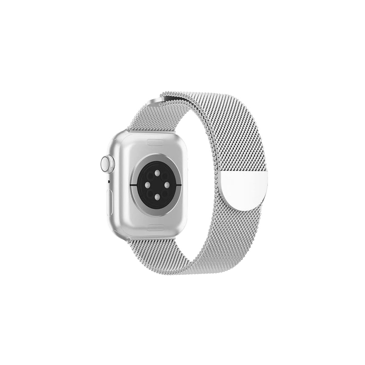 CELLBOX - Correa de Acero Magnética para Apple Watch - 38 / 40 / 41 mm - Plata