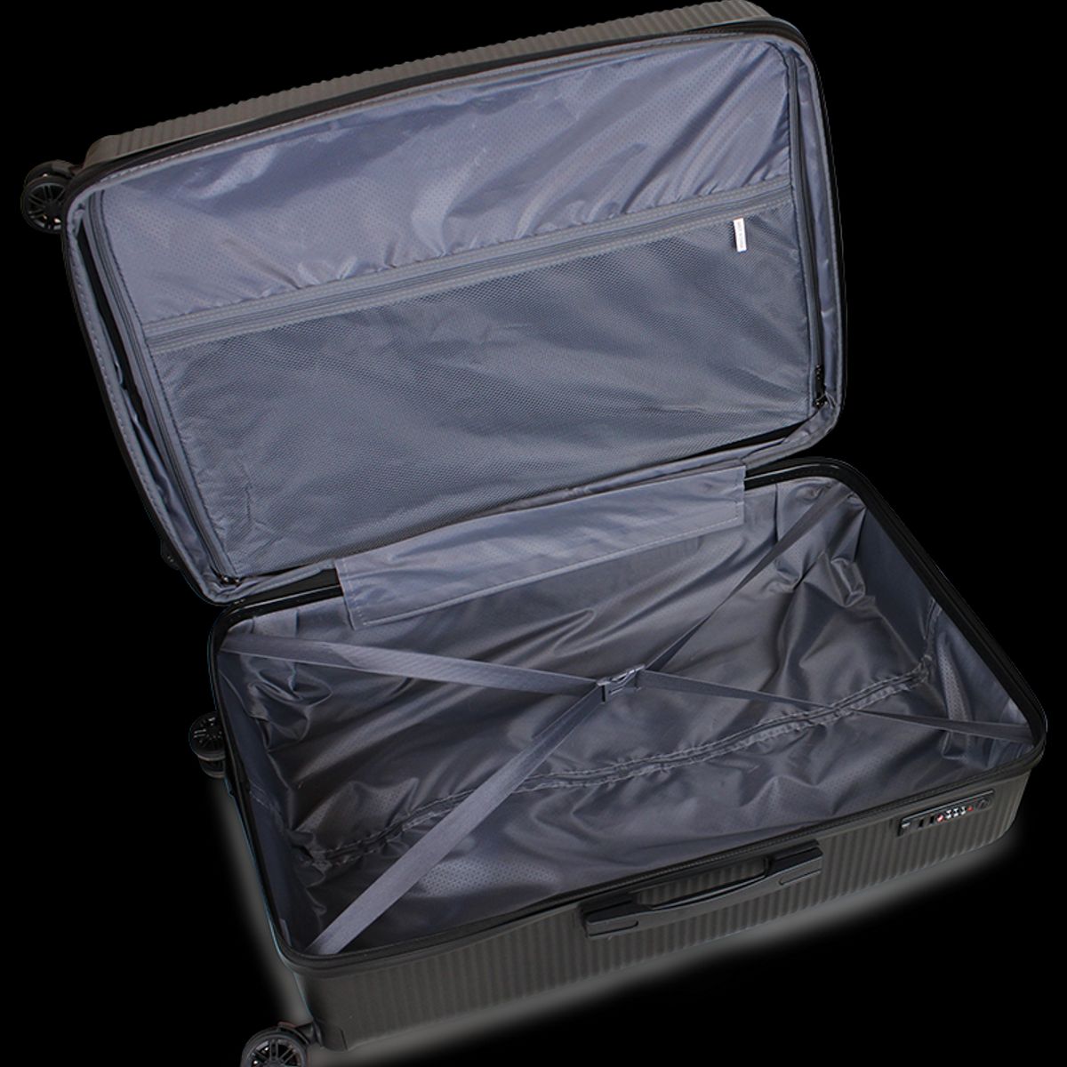 F LA MALETA DE CHILE - Maleta grande L de 23kg Lovers negra F la Maleta de Chile.