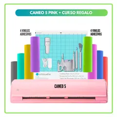 SILHOUETTE - CAMEO 5 ALPHA PINK + CURSO GP12