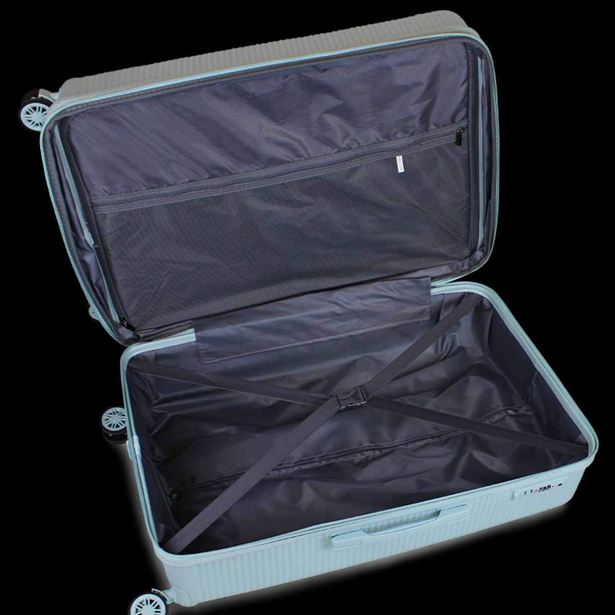 F LA MALETA DE CHILE - Maleta grande L de 23kg Lovers celeste F la Maleta de Chile