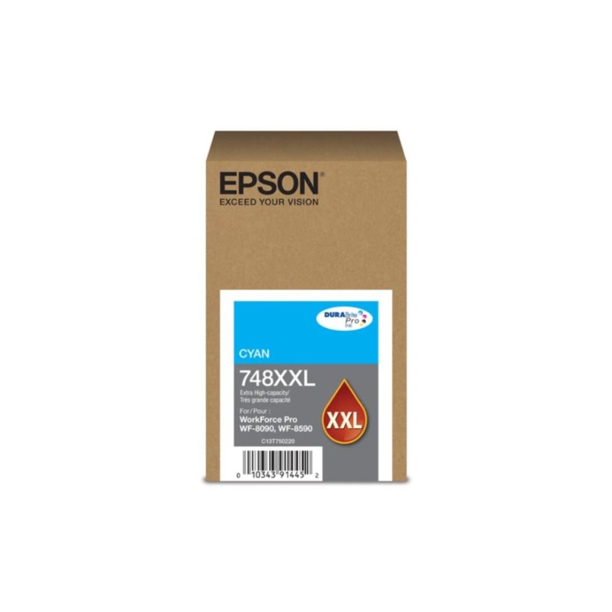 EPSON - Tinta Epson 748 xxl color cyan azul