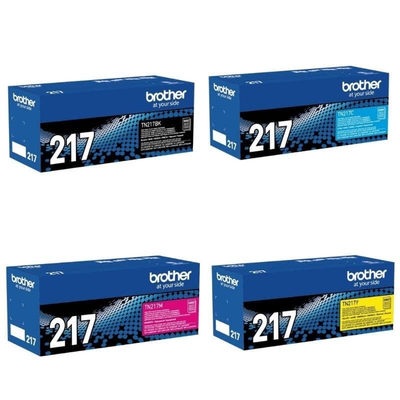 BROTHER - Pack de tóner brother tn-217 4 colores TN217