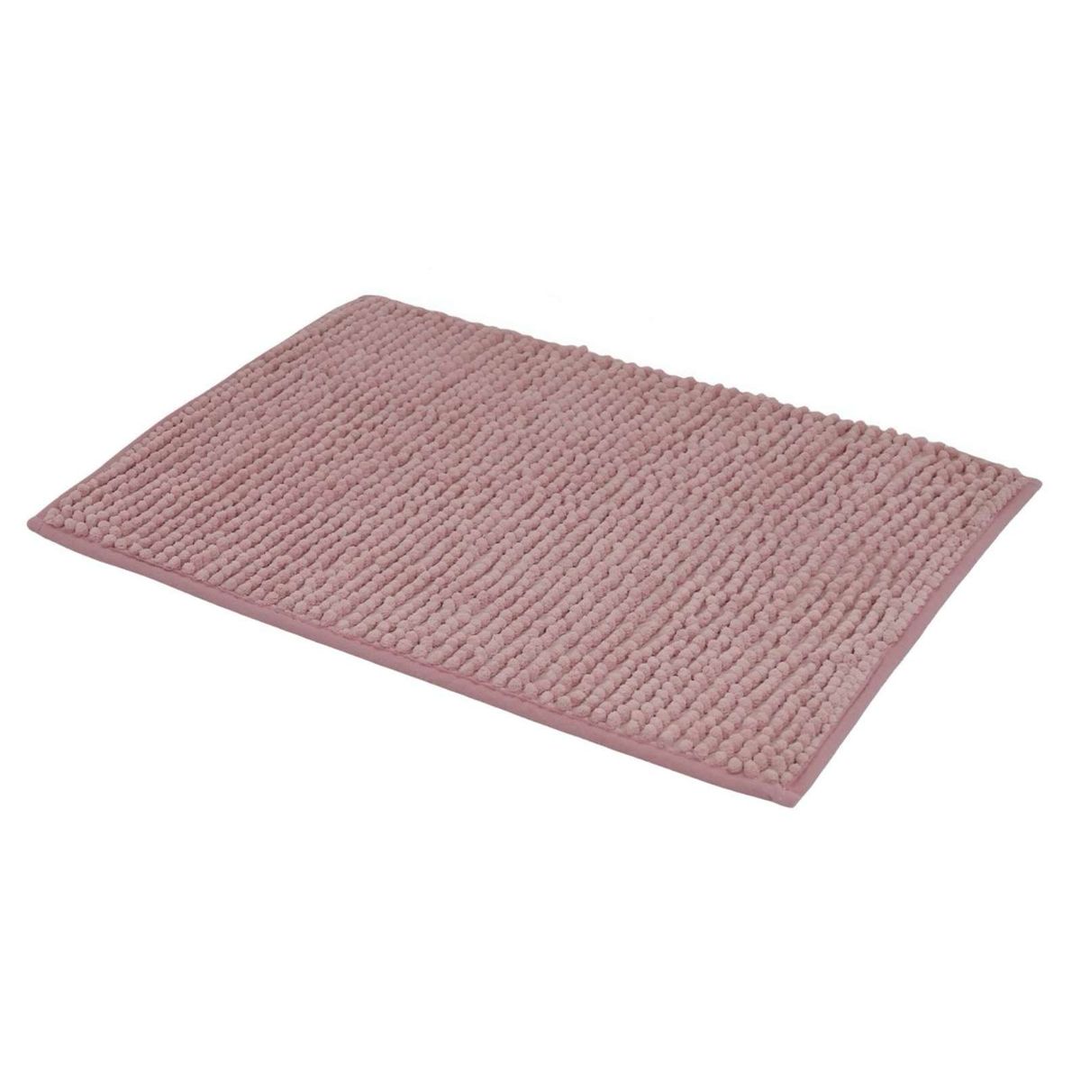 GENERICO - ALFOMBRA FELPA DE BAÑO  DELGADA ROSADO 40X60 cm
