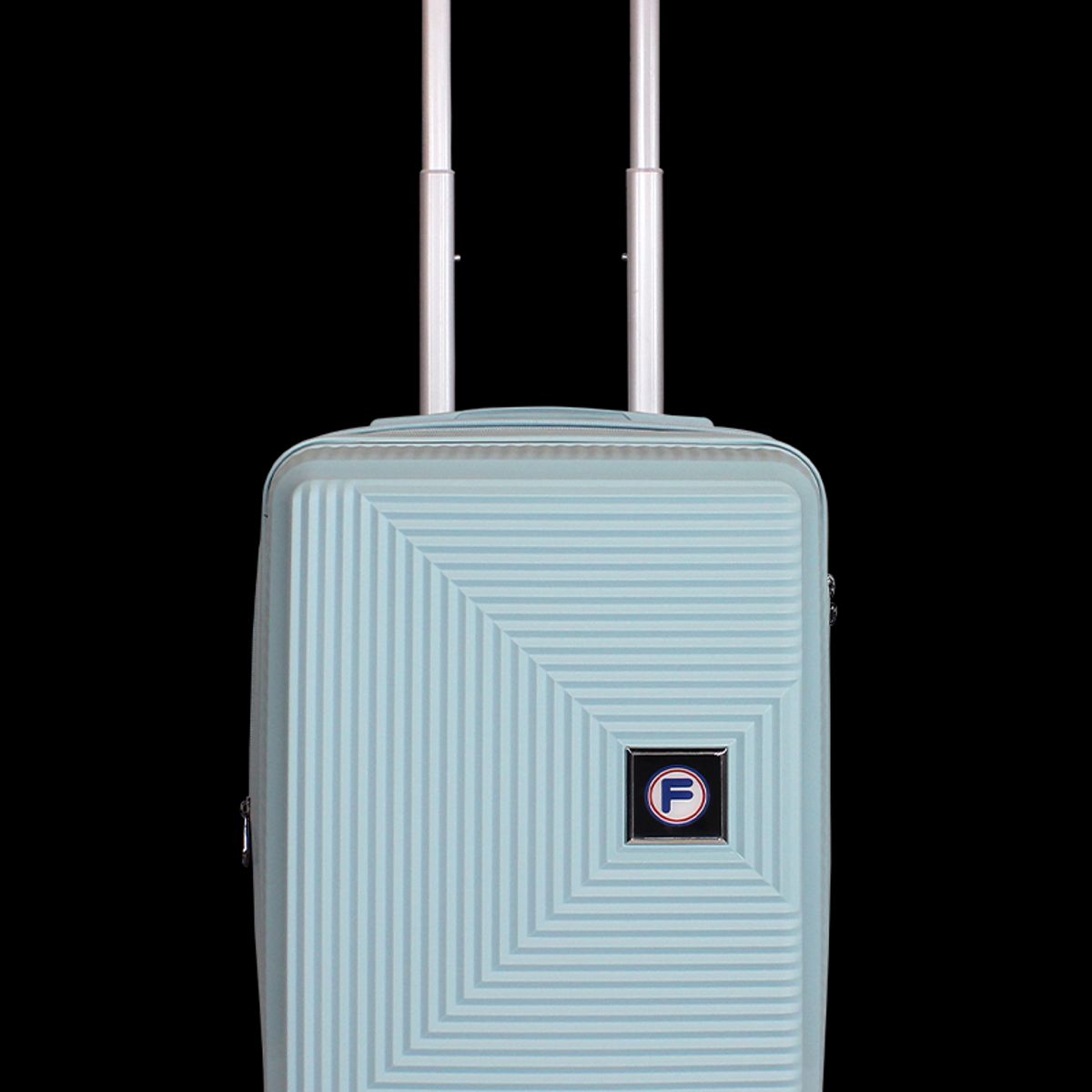 F LA MALETA DE CHILE - Maleta cabina con ruedas extraibles Lovers celeste F