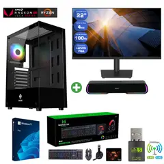 AMD CORP - Pc Gamer Ryzen 7 5700G - 16GB - Vega 8 - 1TB - (Monitor 22" + Parlante) ALE