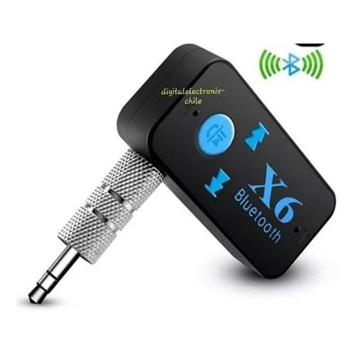 GENERICO - Receptor bluetooth Mp3 x6 Plug 35mm Automovil Música