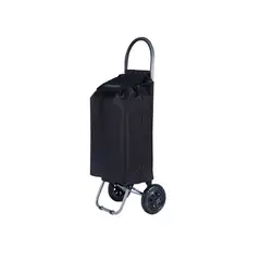 GENERICO - Carrito de compras plegable 35 litros color negro