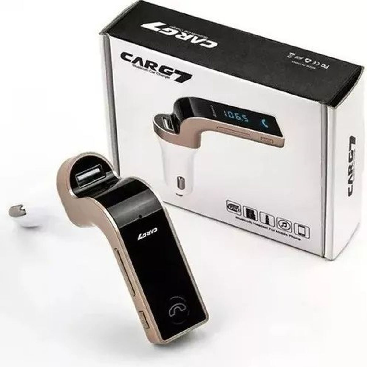 GENERICO - Transmisor FM Bluetooth carg7 Transmisor FM Bluetooth carg7
