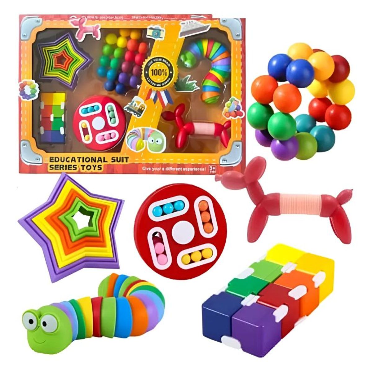 GENERICO - Set De Juguetes Sensoriales Antiestrés Para Bebés