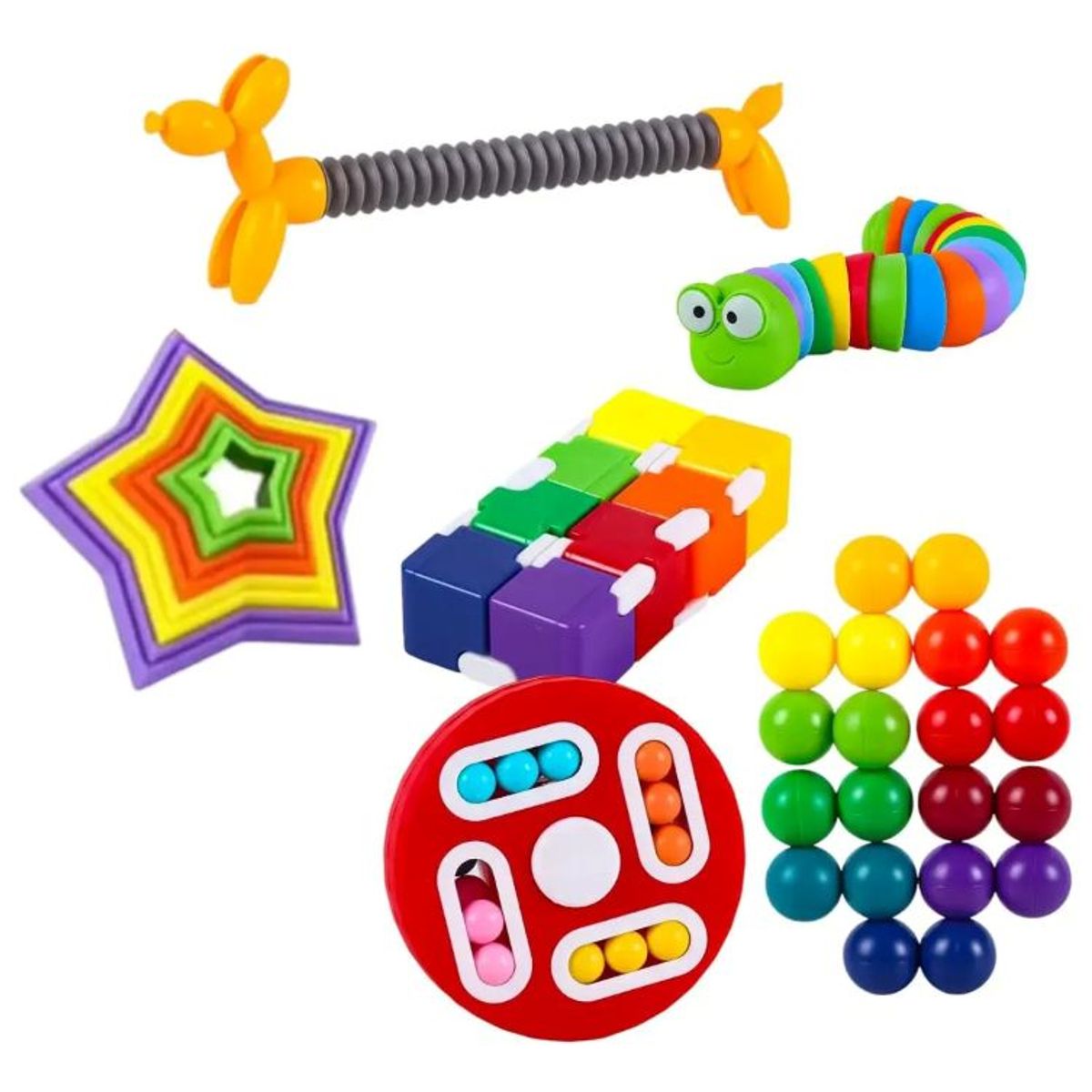 GENERICO - Set De Juguetes Sensoriales Antiestrés Para Bebés