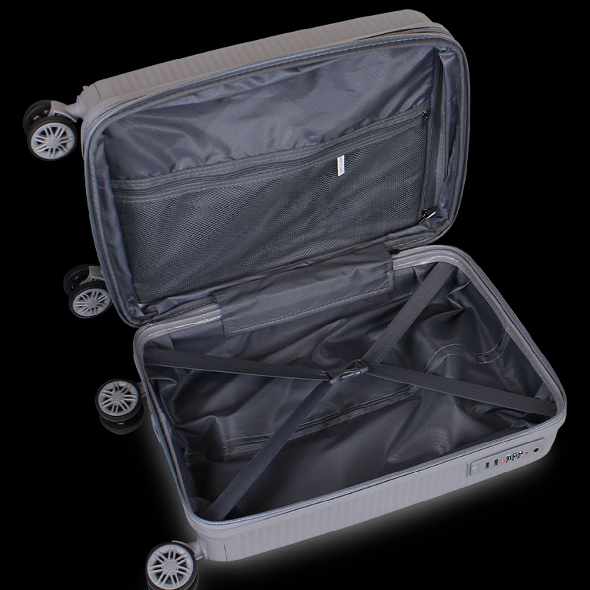 F LA MALETA DE CHILE - Maleta cabina con ruedas extraibles Lovers gris F
