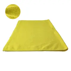 GENERICO - 5 Traperos Simples de Microfibra con Ojal Amarillo